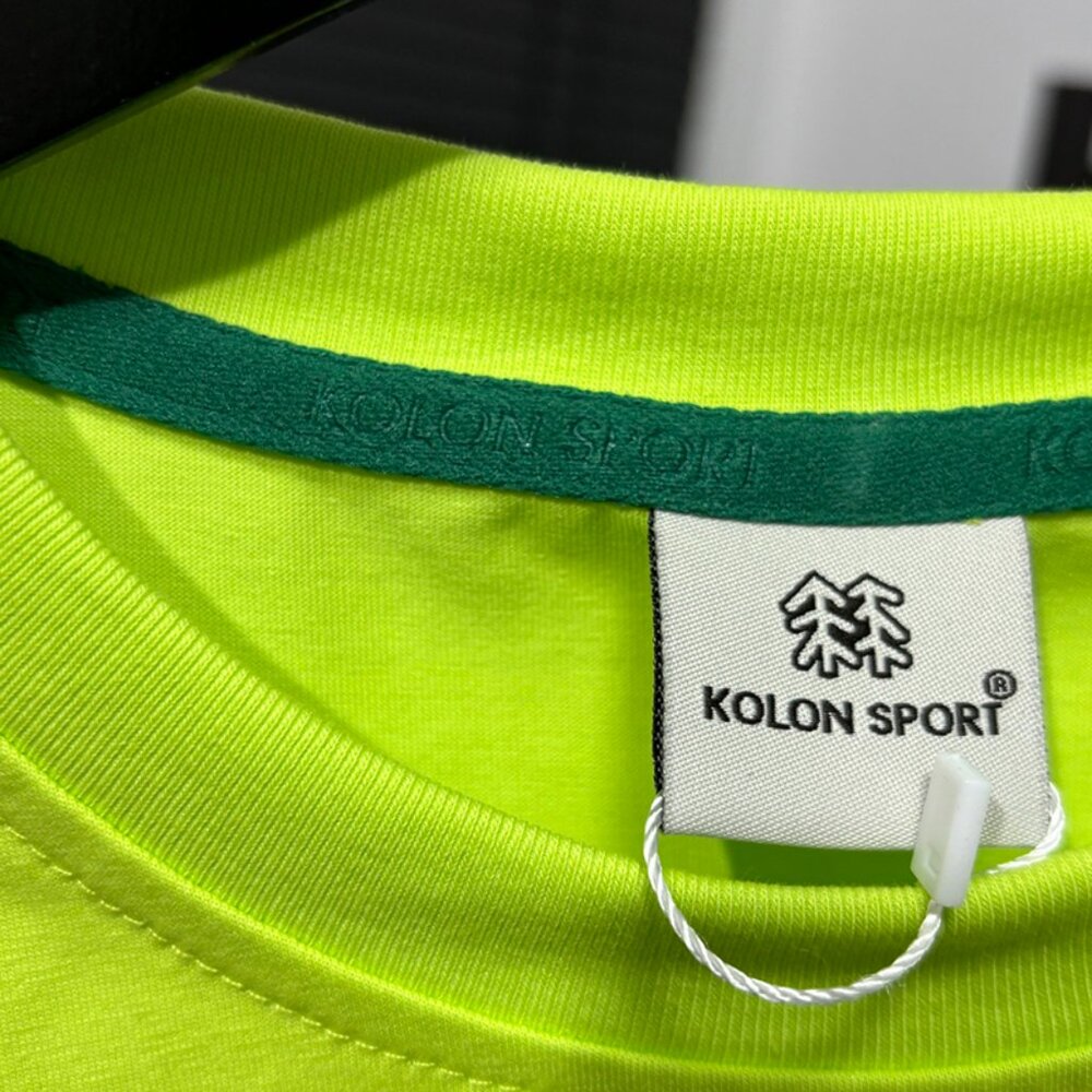 Green Printed Short-Sleeved T-Shirt Kolon Sport View 6